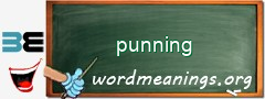 WordMeaning blackboard for punning